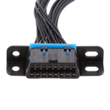 Shanvis 16-Pin OBD2 OBDII Y Splitter Male to Female Connector Extension Cable