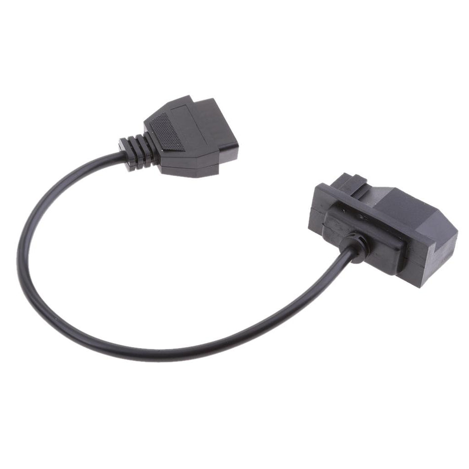 Shanvis OBD1 7-Pin Male to OBD 2 OBD II 16-Pin Diagnostic Adapter Cable For FORD EFI