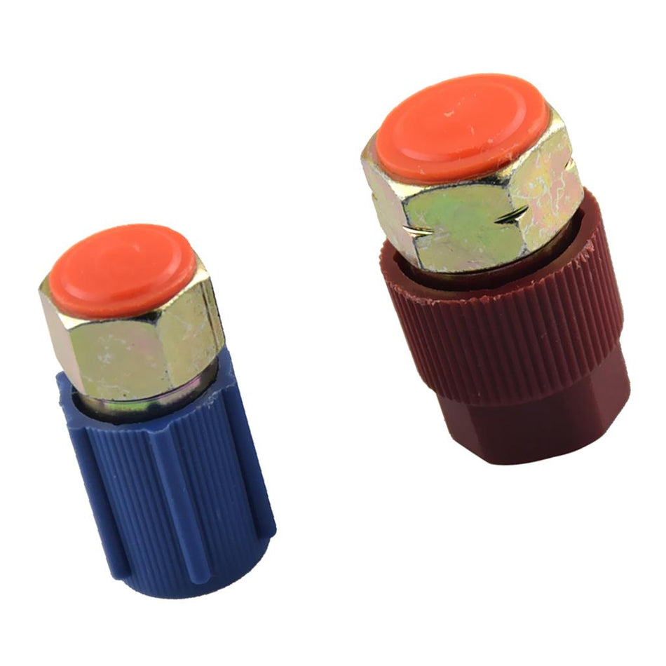 Shanvis AC Quick Couplers Connectors High Low Side Port Adapter Retrofit R12 to R134