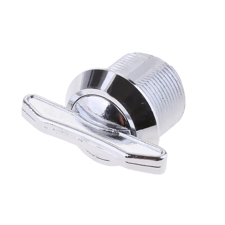 16mm Keyless Thumb Turn Lock with Handle Uiversal for Cabinet Desk Drawer