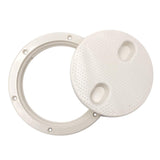 Shanvis Marine Boat Yacht RV 6 Inch Access Hatch Cover Screw Out Deck Plate White