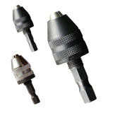 0.5mm-3mm Keyless Three-Jaw Drill Chuck Electric Tool Accessories black