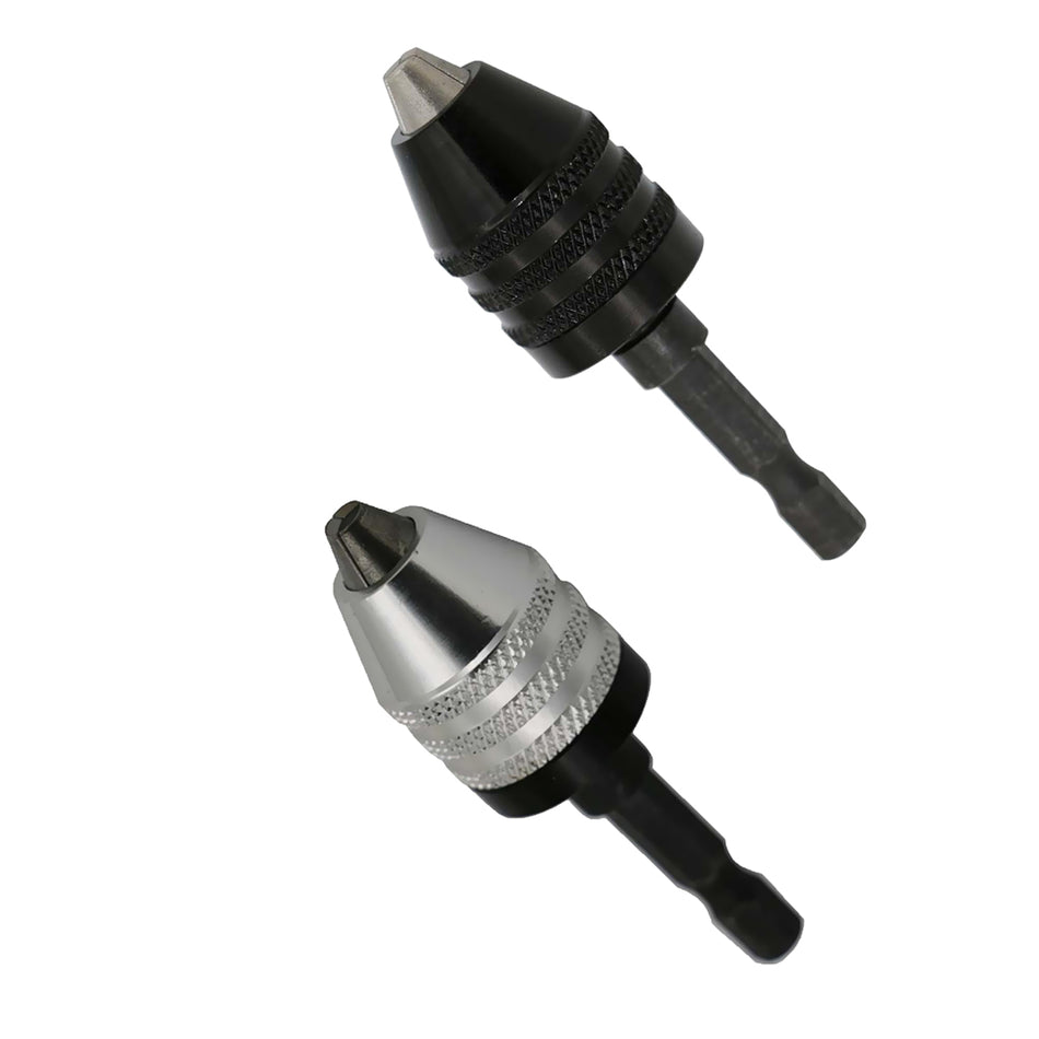0.3mm-6.5mm Keyless Three-Jaw Drill Chuck Electric Tool Accessories black