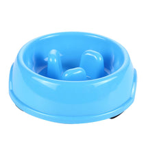 Trendy Retail Pet Dog Puppy Supplies Eating Habits Improve Interactive Slow Feeder Anti-gulping Bowl Non Slip Food Maze - Blue