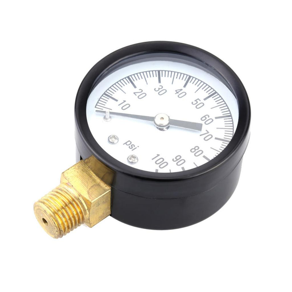 0-100psi Mini Dial Air Compressor Meter Hydraulic Pressure Gauge Gage