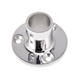 Shanvis Boat Hand Rail/Stanchion Round Base Hardware for 1''/25mm Tube 90 Degree Marine 316 Stainless Steel