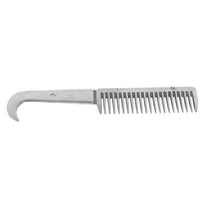 Trendy Retail Stainless Steel Polished Horse Pony Grooming Comb Tool Currycomb Durable