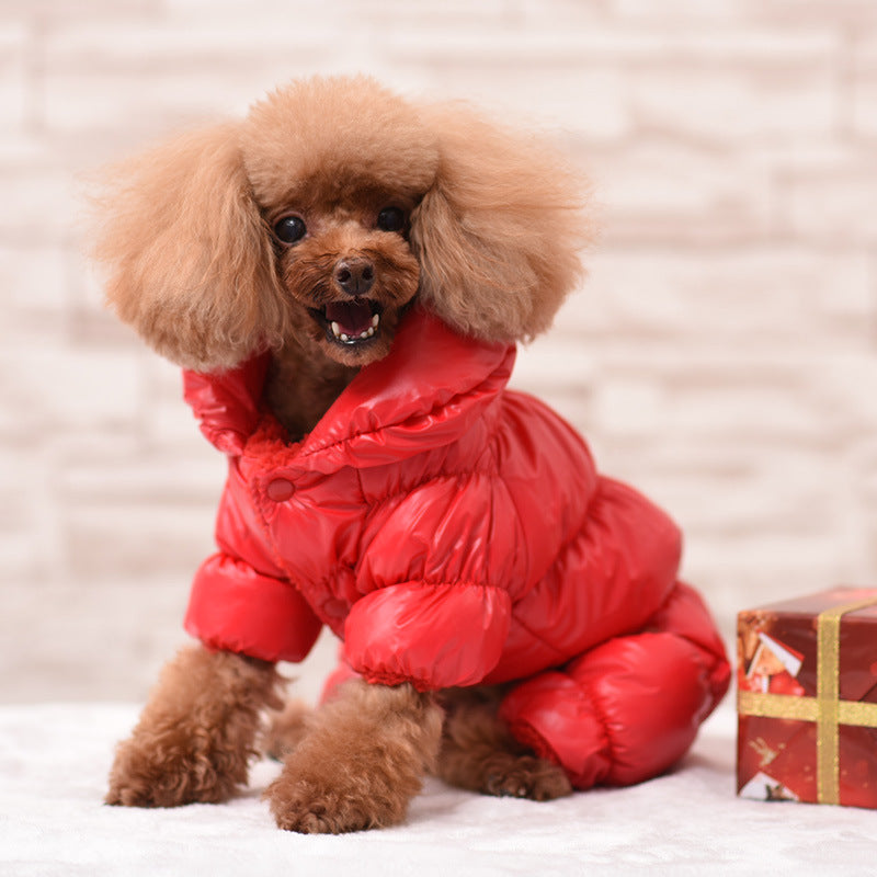 Thicken Solid Color Warm Dog Clothes For Pets