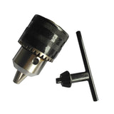 Durable Reliable Steel Drill Chuck With Key Adapter Woodworking Tool 1.5-13mm