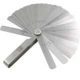 Shanvis Durable 32 Blade Feeler Gauge Set Imperial Metric Measure 0.02-1.0mm