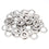 Stainless Steel Flat Washers insulation Gaskets Metal Pads Set M4