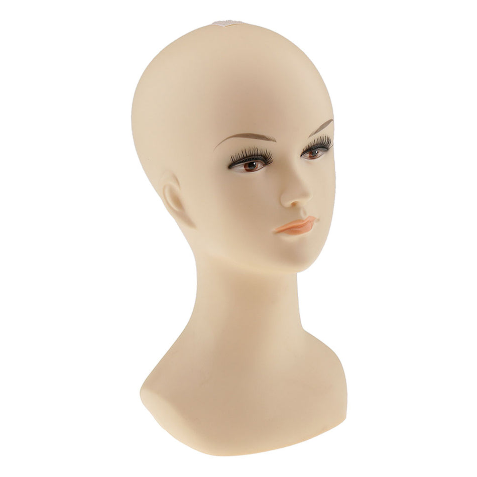 Female Mannequin Manikin Head Stand Model for Hair Wig Glasses Hats Display