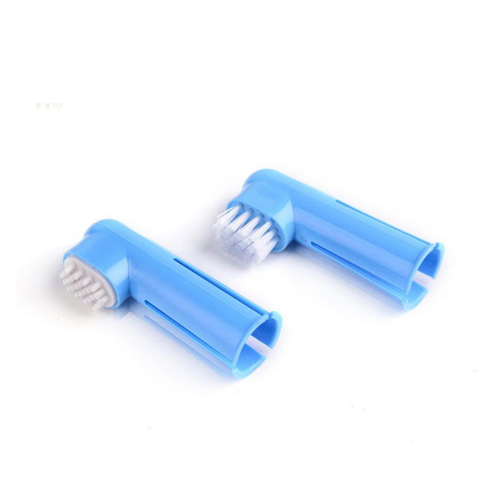 Trendy Retail 3PCS Health Teeth Pet Dog Cat Finger Brush Toothbrush Cleaning Set Oral Care