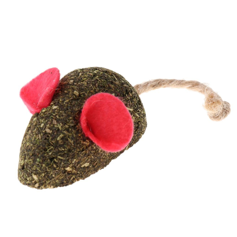 Trendy Retail Cat Supplies Mouse Shaped Catnip mouse cat toy Funny Cat Mint Toys 6x3x3cm