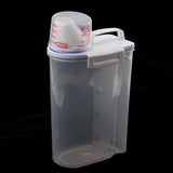 Trendy Retail Dog Cat Pet Animal Rabbit Food Storage Container Dry Dispenser Box Bin with Graduated Cup