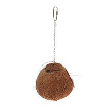 Trendy Retail Hamster Squirrels Hideaway Nest, Bird Coconut House, Natural Coconut Shells Food Dispenser, Small Medium Birds and Small Animal Supplies
