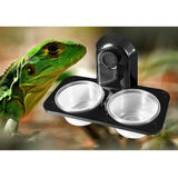 Trendy Retail Dual Reptile Feeding Bowl Screw Food & Water Dish For Gecko, Lizard, Etc