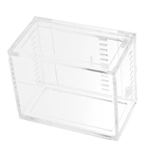 Trendy Retail Small Acrylic Clear Pet Reptiles Box Breeding Feeding Tanks Container 10.5x8.5x6cm