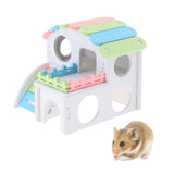 Trendy Retail Small Animals Hamster House Cages Squirrel Villa Hut Play Toy Rainbow