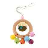 Trendy Retail Parrot Bell Toy Bird Chew Toys For Cockatiel Lovebird Finch Cage Toy
