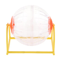 Hamster Breathable Bracket Running Exercise Ball Toy with Stand Orange