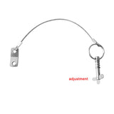 Shanvis Quick Release Pin, Boat Bimini Top Pin, Stainless Steel with Lanyard, Spring Loaded