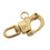 Shanvis 72mm Snap Shackle with Small Swivel Bail Boat Yacht Hardware