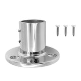 Shanvis 316 Stainless Steel Boat Hand Rail Fitting 1inch 90 Degree Round Stanchion Base