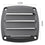 Shanvis 3 Inch Louvered Vents Style Boat Marine Hull Air Vent Grill Cover - Black