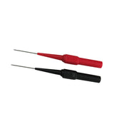 2 pieces Insulation Piercing Needle Non-destructive Pin Test Probes 4mm Banana Socket for Car Tester Red/Black