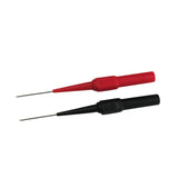 2 pieces Insulation Piercing Needle Non-destructive Pin Test Probes 4mm Banana Socket for Car Tester Red/Black