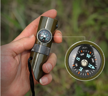 Outdoor Professional Seven-in-one Multifunctional Survival Whistle