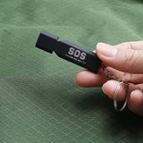 Survival First Aid Whistle Double Tube Outdoor Survival