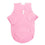 Trendy Retail Fashionable Lightweight Pet Dog Top Apparel Costume T-shirt Apparel Doggy Clothes Solid-colored Outfit Pink-XL