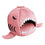 Trendy Retail Washable Breathable Anti-Slip Base Pet Cat Shark Bed Puppy Dog Winter Warm Soft Cushion Mat Nesting Rest House Pink M