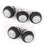 5 x Momentary Push Button Horn Switch for Doorbell/Boat/Car Waterproof White