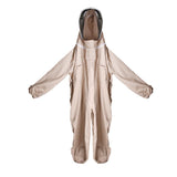 Beekeeping Jumpsuits Jacket Veil Bee Protection Suit Dress Smock Equip XXL