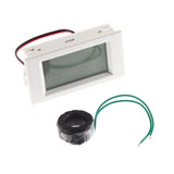 AC 80-300V 100A Digital LCD Ampere Voltage Meter Ammeter Voltmeter-White